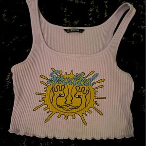 Purple Spoiled top from Shein, Size XS